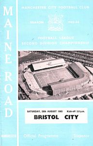 Manchester City v Bristol City 1965/66
